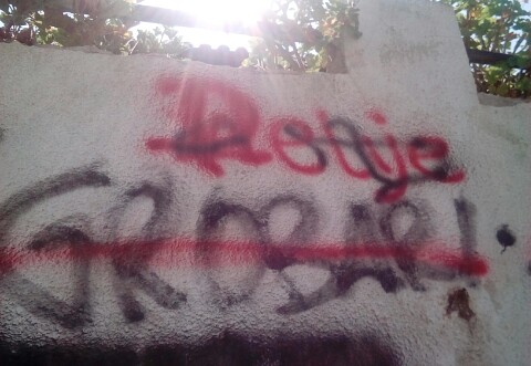 Κι όμως, δεν υπάρχουν graffiti του ΠΑΟΚ, αλλά της Παρτιζάν και του Ερυθρού Αστέρα!